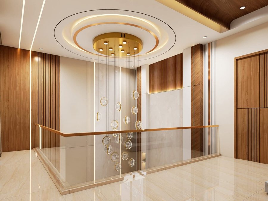 Staircase & False Ceiling